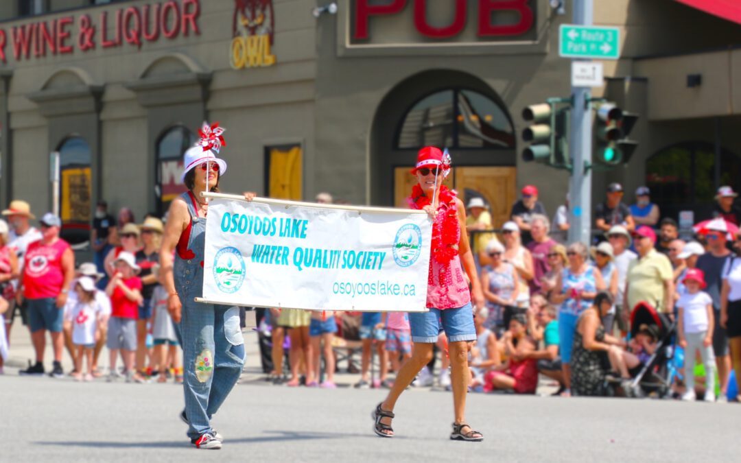 OLWQ participates in July 1st Cherry Fiesta parade and Info booth at Gyro Park