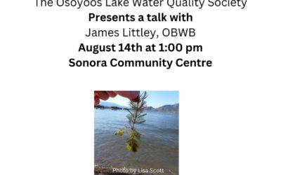 Get the Scoop on Eurasian Milfoil, Sonora Centre, August 14, 1PM